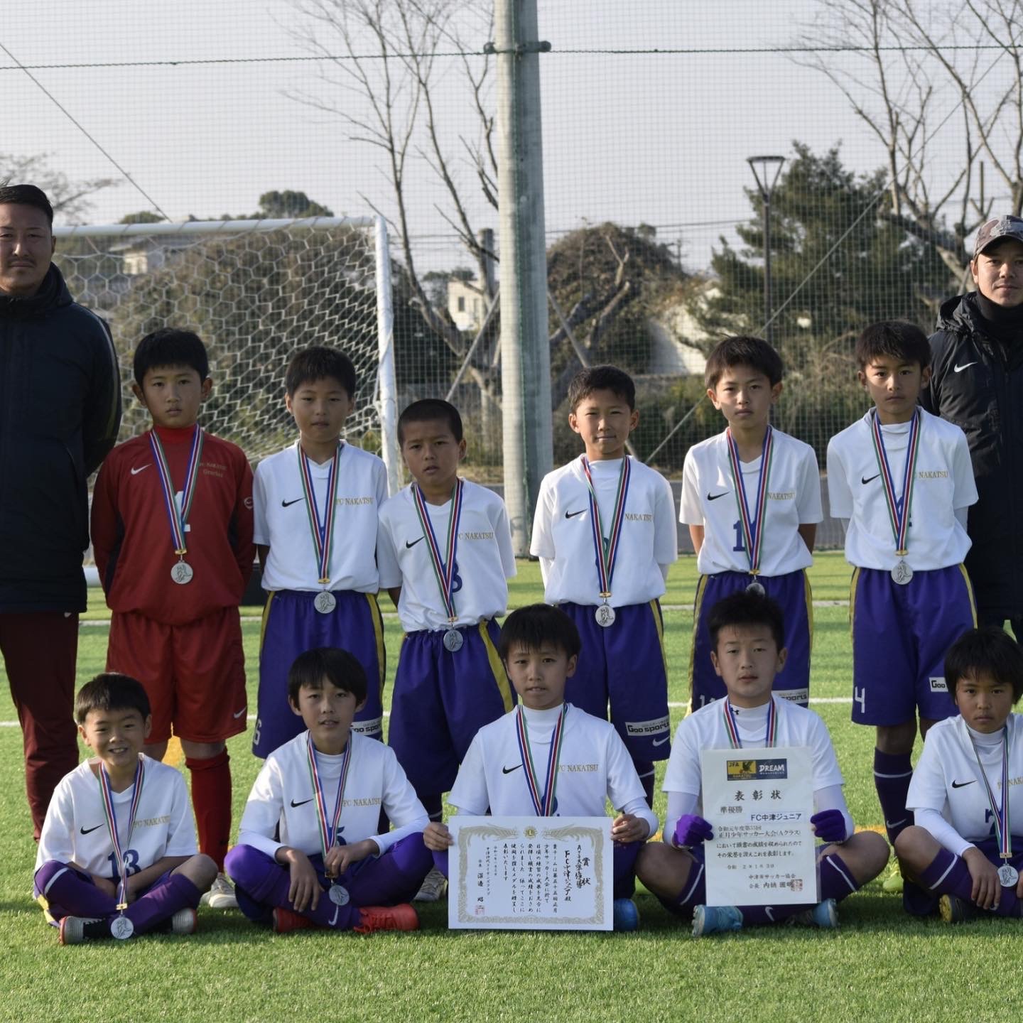 U12中津市正月サッカー大会準優勝！